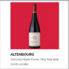 Altenbourg, Domaine Meyer-Fonné, Pinot Noir 2018
